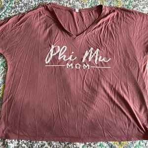 Phi Mu Fraternity Sorority Mom shirt